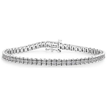Diamond Tennis Bracelet in 14k White Gold (2.10ct)