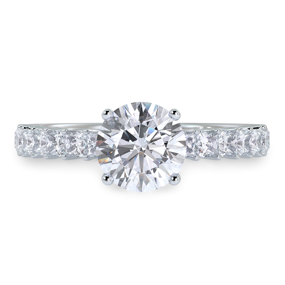 Princess Cut Diamond Engagement Ring