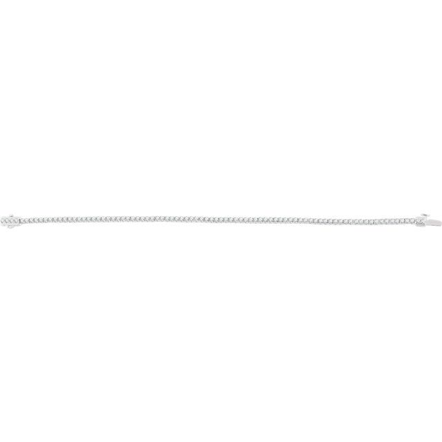 Classic Diamond Tennis Bracelet in 14K White Gold (3.00ct)