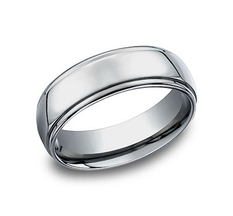 titanium-men's-wedding-band-polished-center