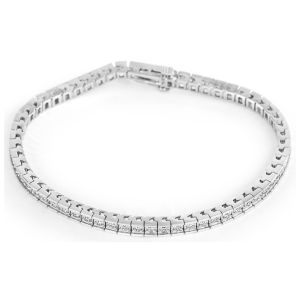 Diamond Tennis Bracelet in 14k White Gold (2.10ct)