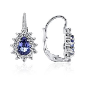 tanzanite-diamond-drop-earrings-white-gold
